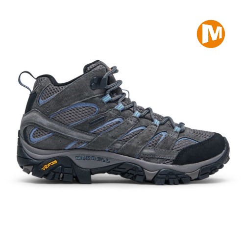 Merrell Moab 2 Mid Waterproof Wanderschuhe Damen DunkelGrau [DE-PHQTE]